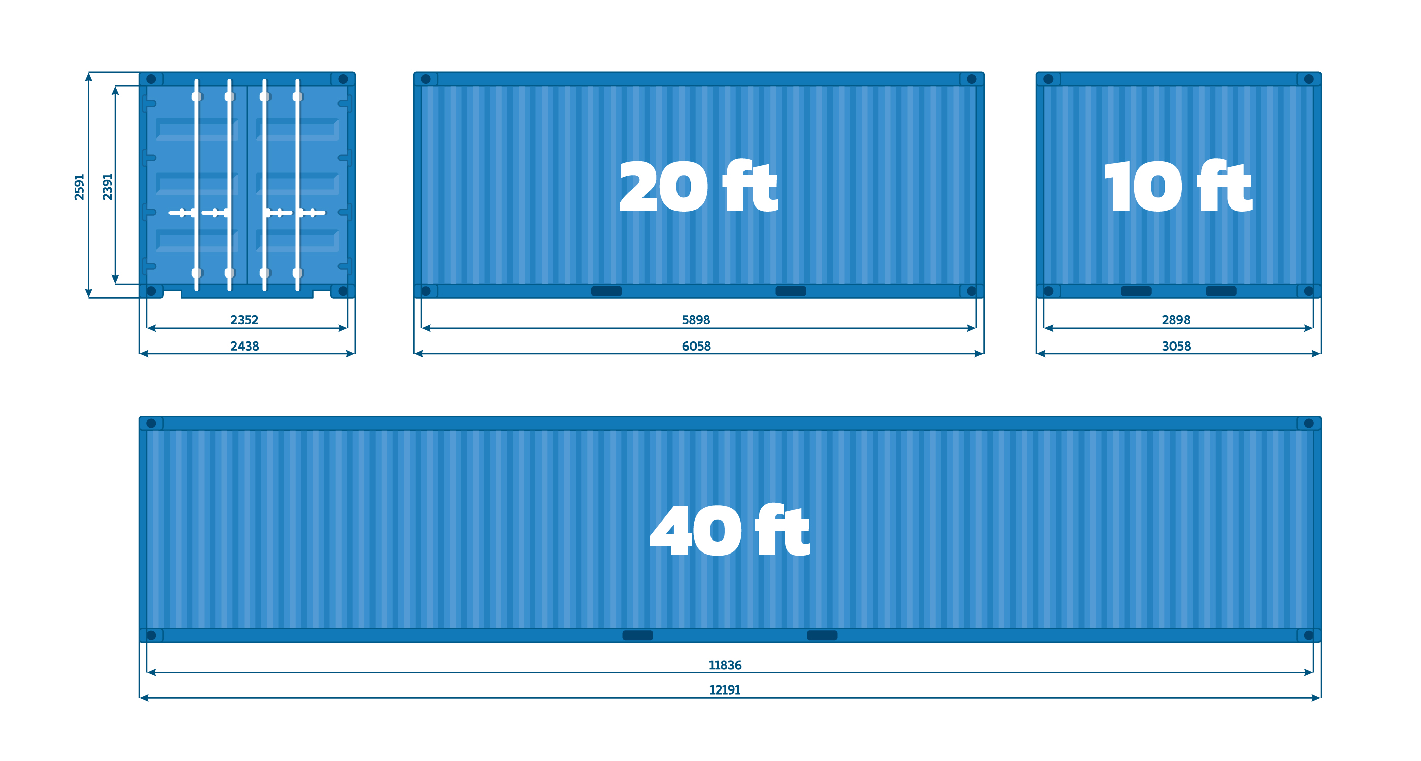 Size of Shipping Containers
